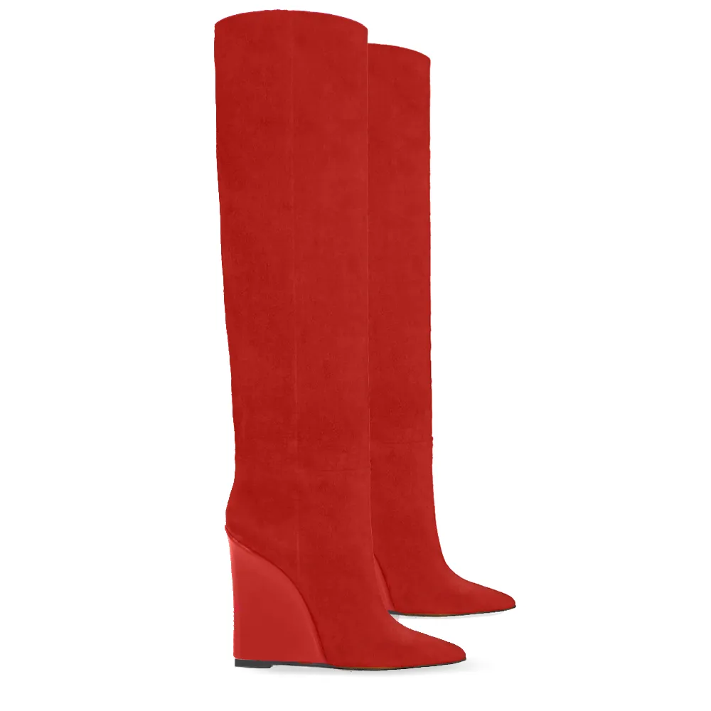 FARAH RED SUEDE