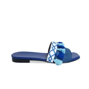 FATIMA BLUE LEATHER