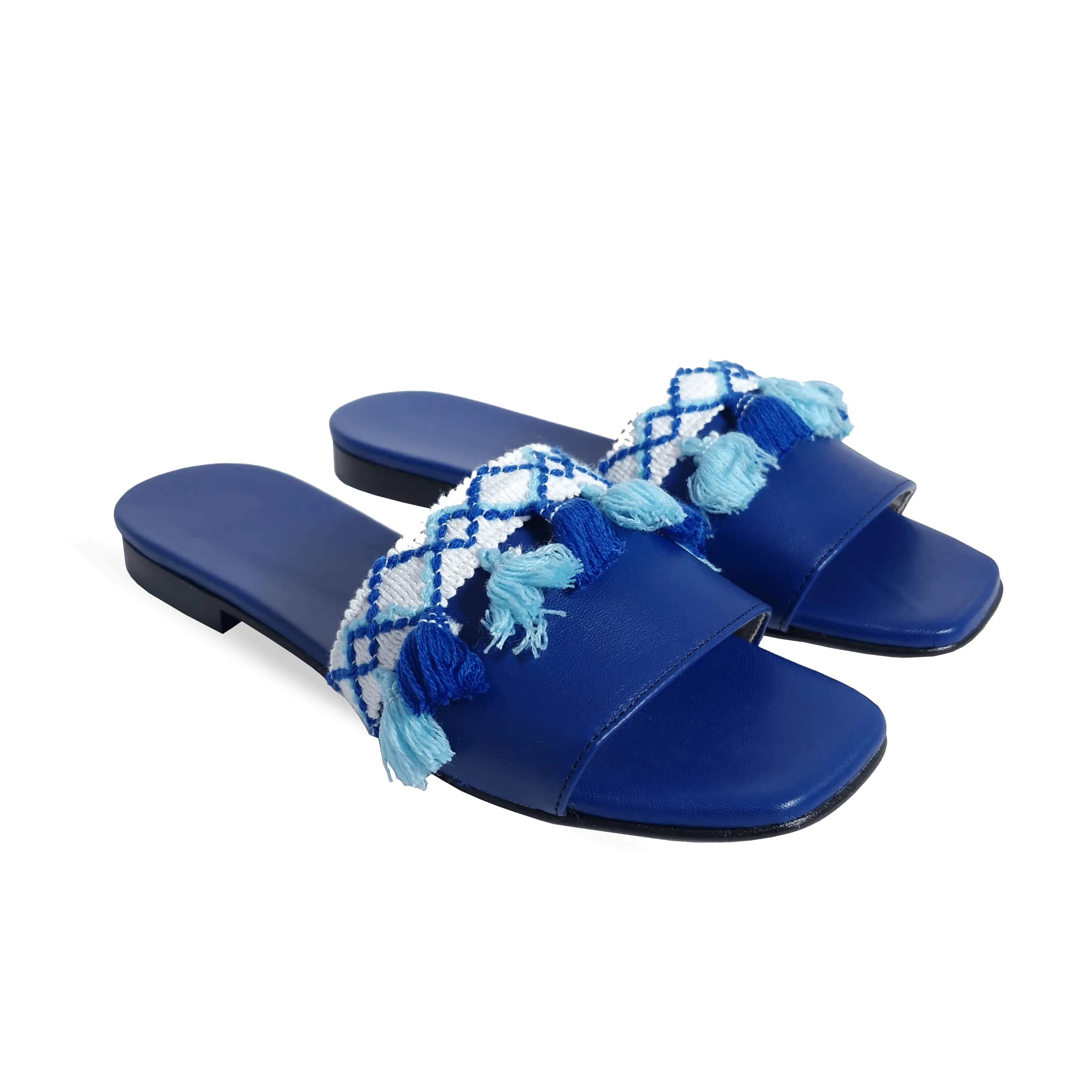 FATIMA BLUE LEATHER