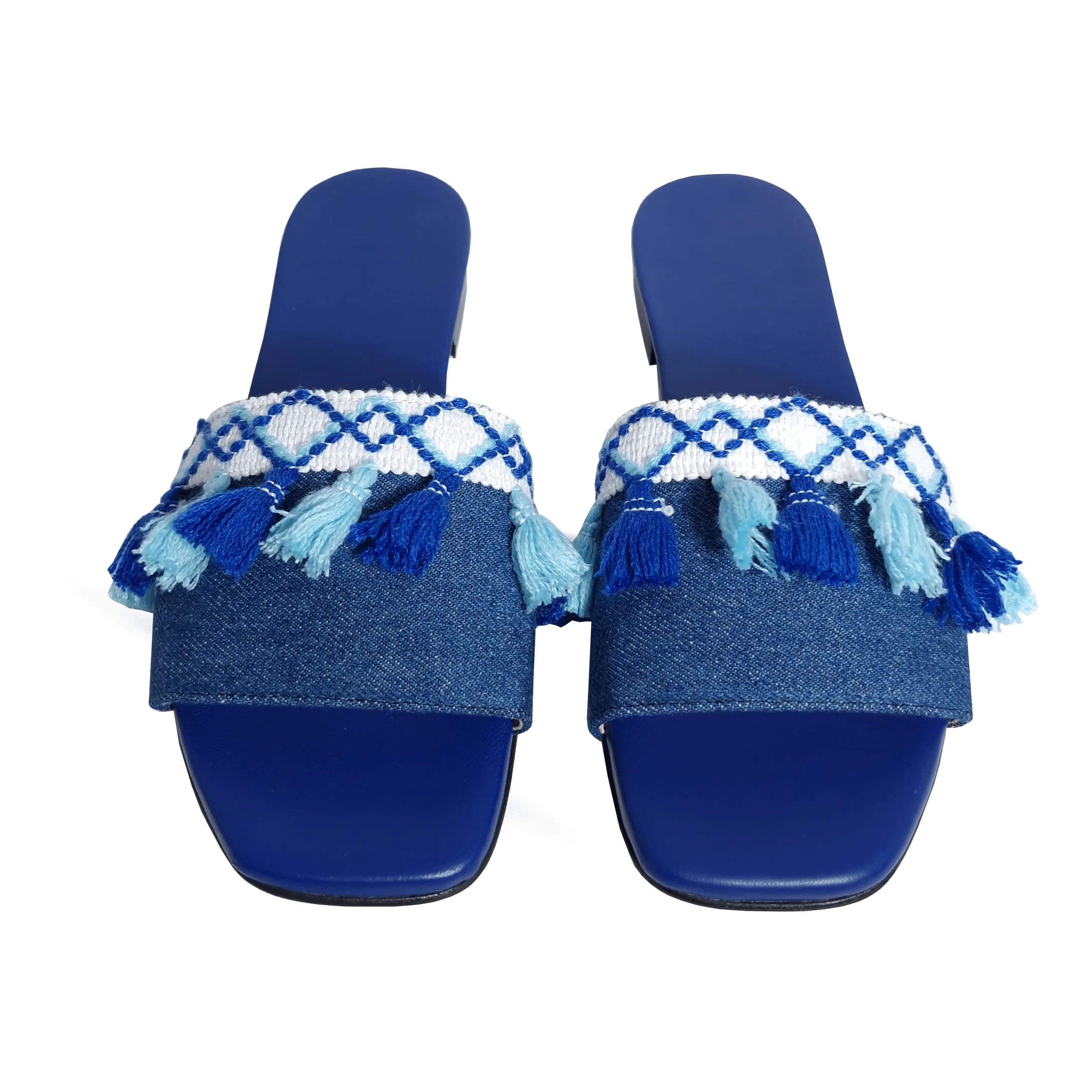 FATIMA BLUE LEATHER