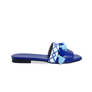 FATIMA BLUE LEATHER