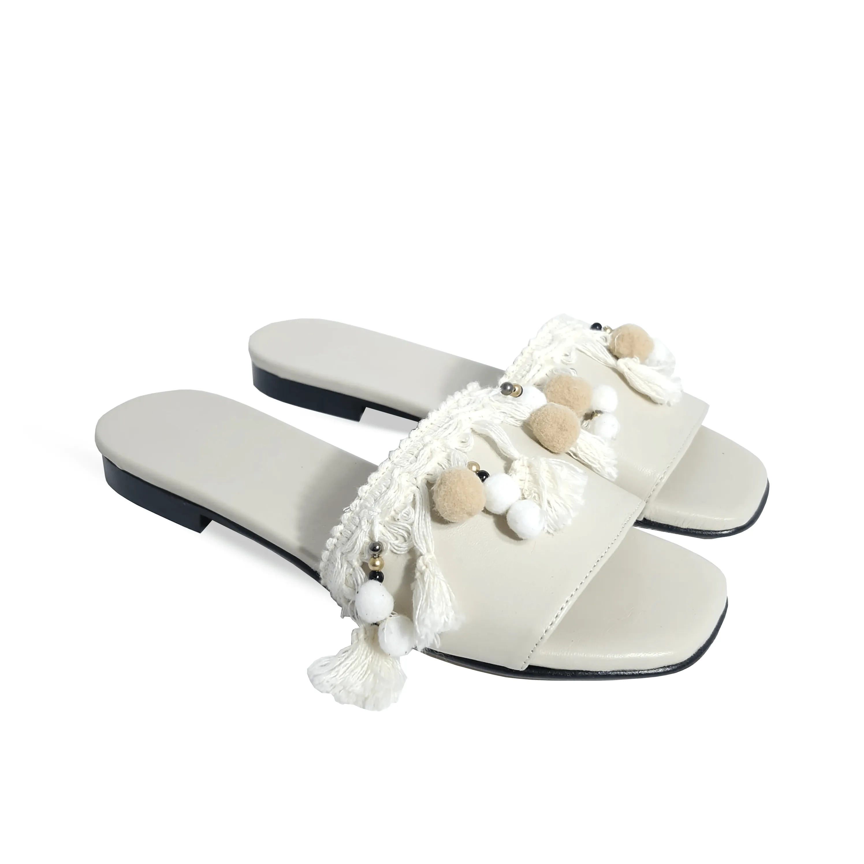 FATIMA WHITE LEATHER