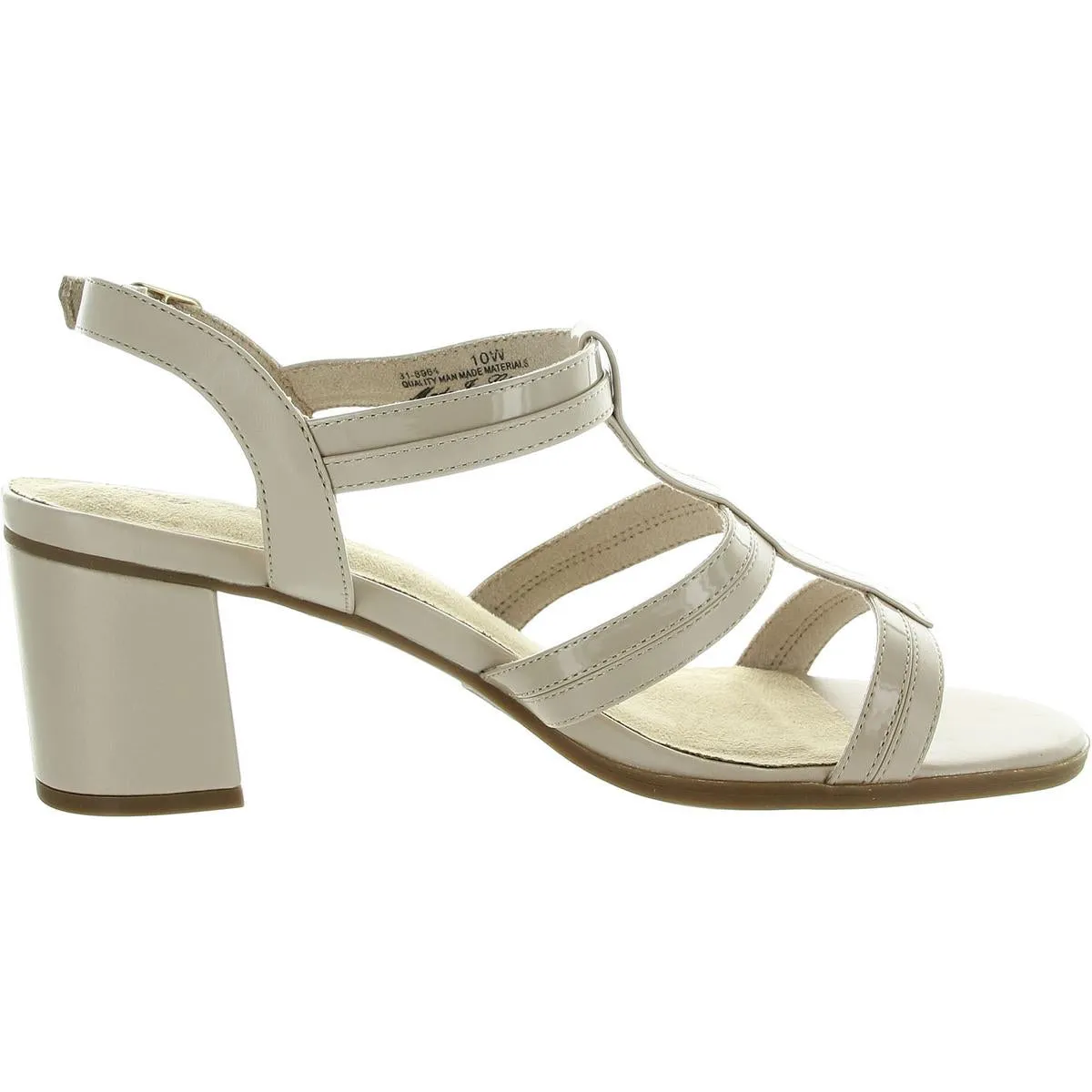 Fiesta Womens Buckle Patent Strappy Sandals