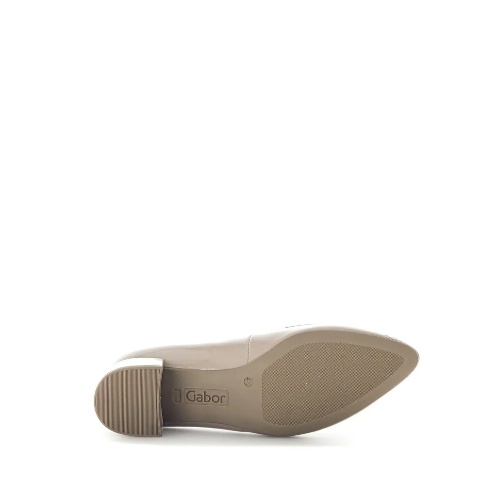 *FINAL SALE*31.442-92 - Beige Patent Leather||*VENTE FINALE*31.442-92 - Cuir verni beige