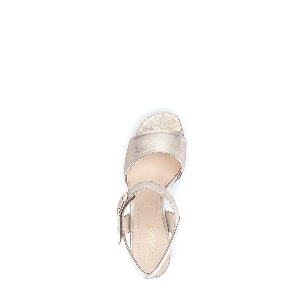 *FINAL SALE*41.700.62 - Gold Leather||*VENTE FINALE*41.700.62 - Cuir dor
