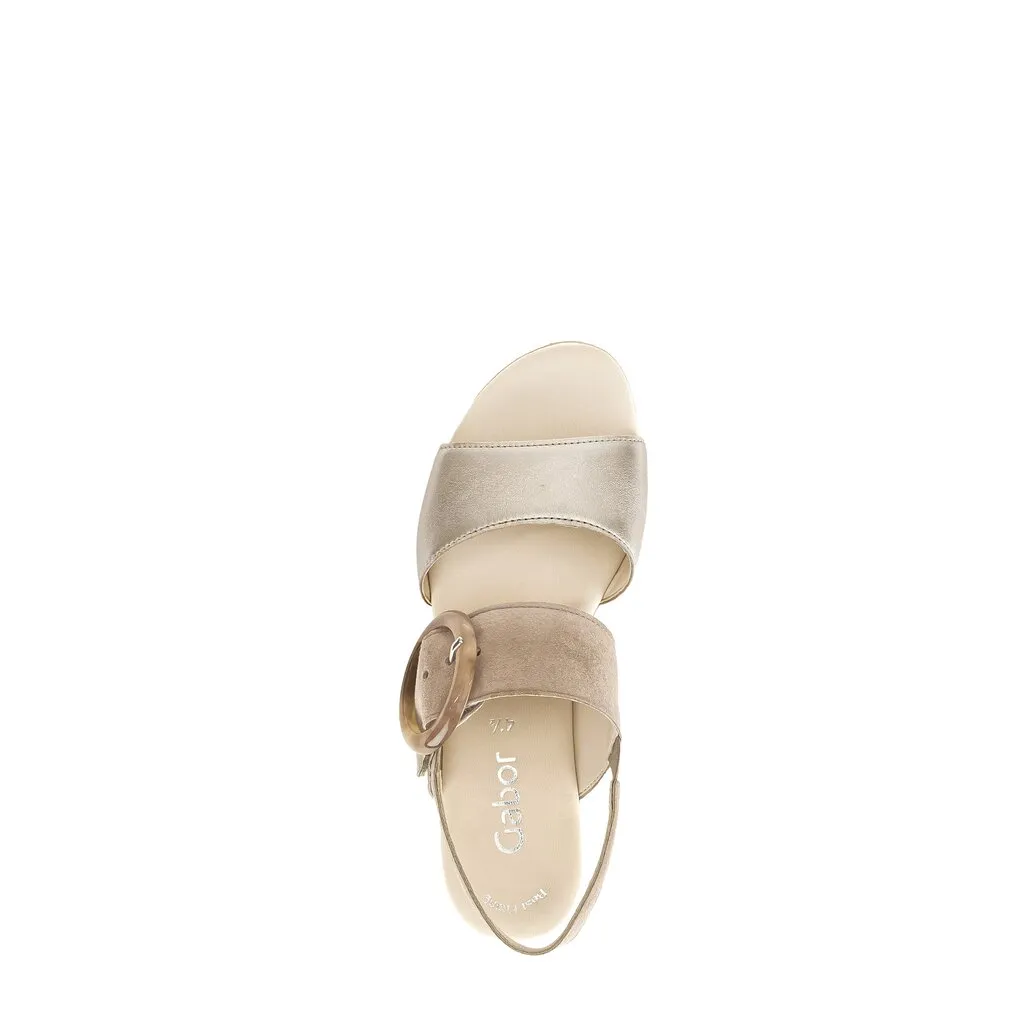 *FINAL SALE*44.645.62 - Beige Leather and Suede||*VENTE FINALE*44.645.62 - Cuir et sude beige