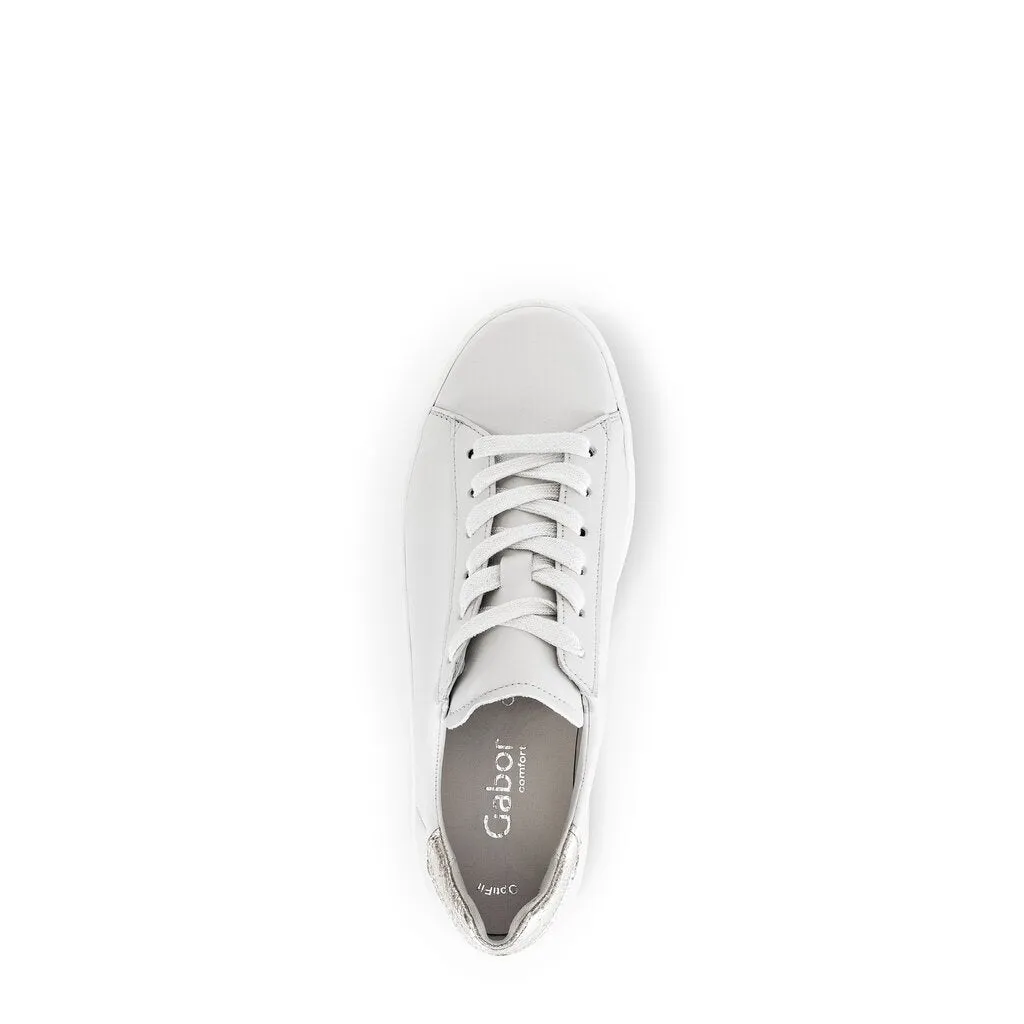 *FINAL SALE*46.395.62 - White Leather||*VENTE FINALE*46.395.62 - Cuir blanc
