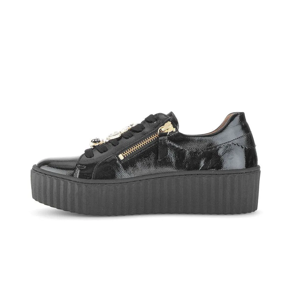 *FINAL SALE*53.201-97 - Black Patent Leather||*VENTE FINALE*53.201-97 - Cuir verni noir
