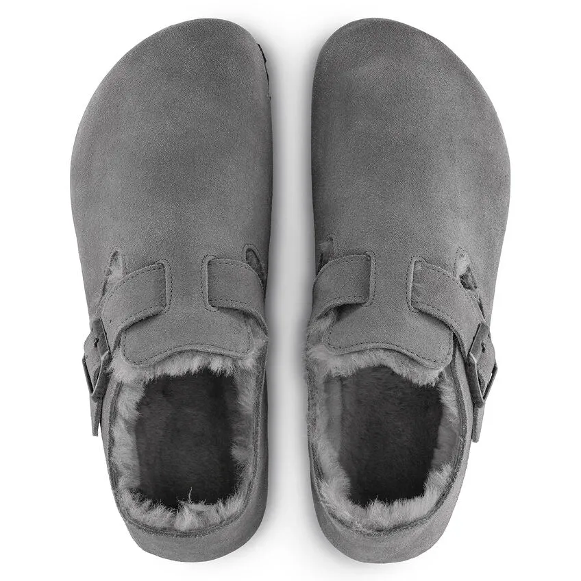 *FINAL SALE*London - Whale Grey Suede Shearling||*VENTE FINALE*London - Sude fourrure Baleine grise