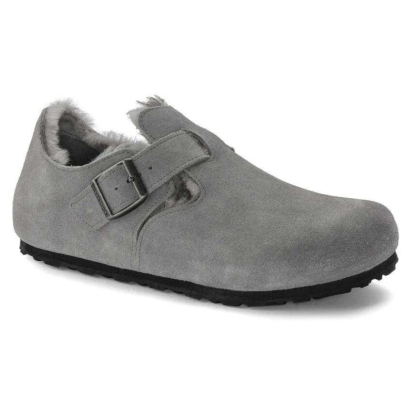 *FINAL SALE*London - Whale Grey Suede Shearling||*VENTE FINALE*London - Sude fourrure Baleine grise