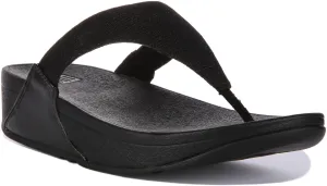 Fitflop Lulu Shimmerlux In Black For Women