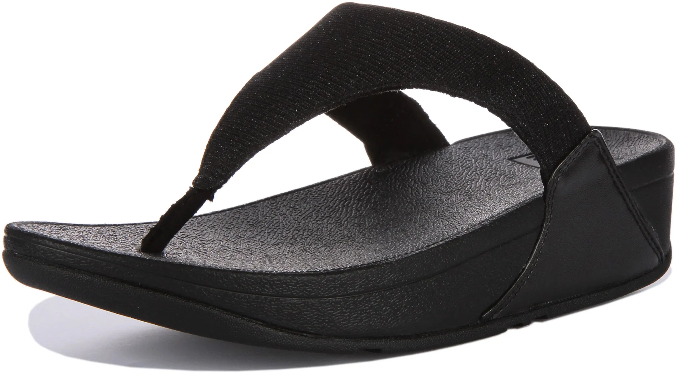 Fitflop Lulu Shimmerlux In Black For Women