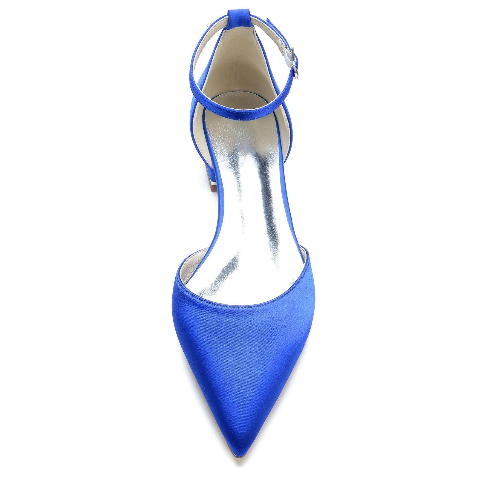 Flat Heel 2.5cm Silk-Like Lace Shoes CK0278