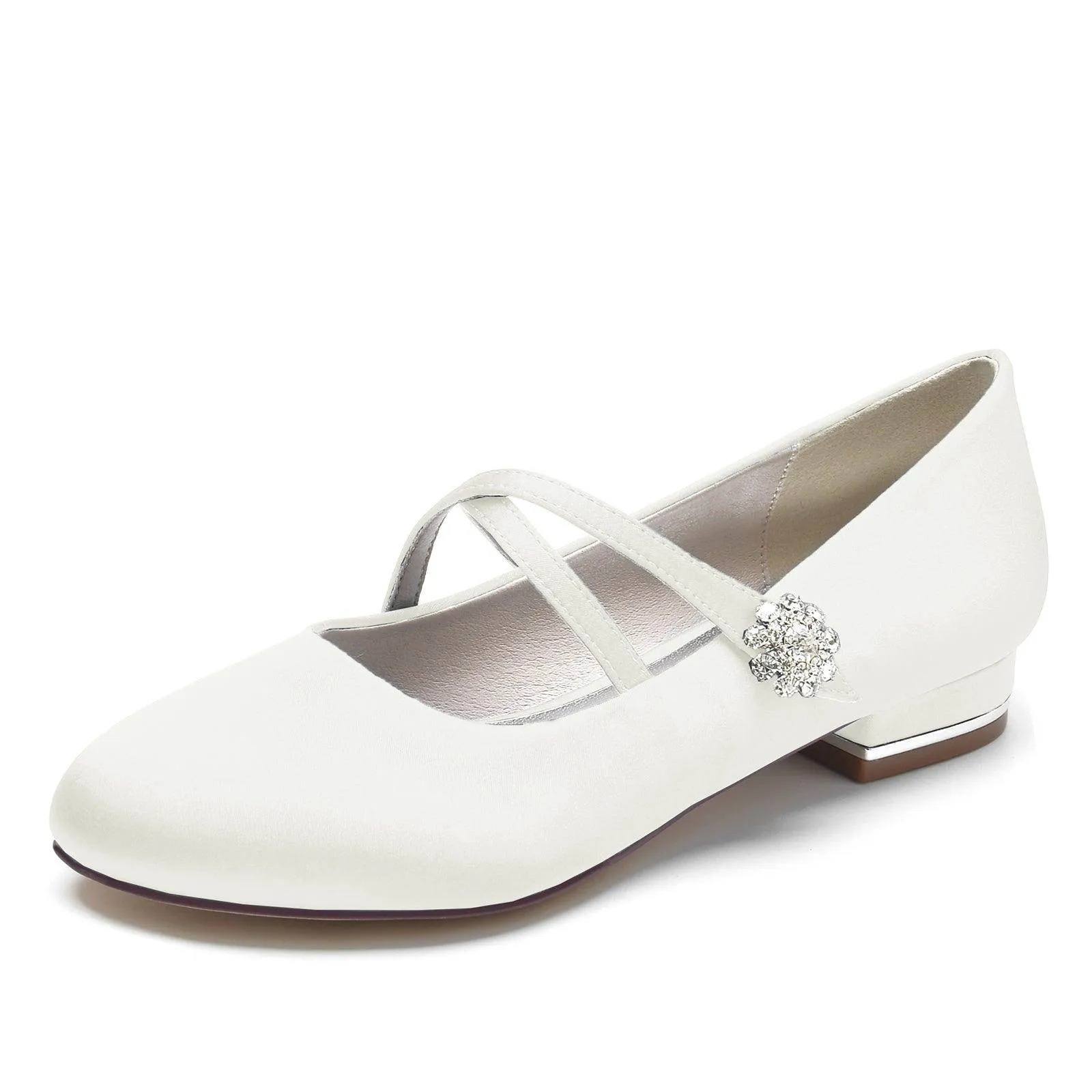 Flat Heel 2.5cm Silk-Like Shoes CK0284