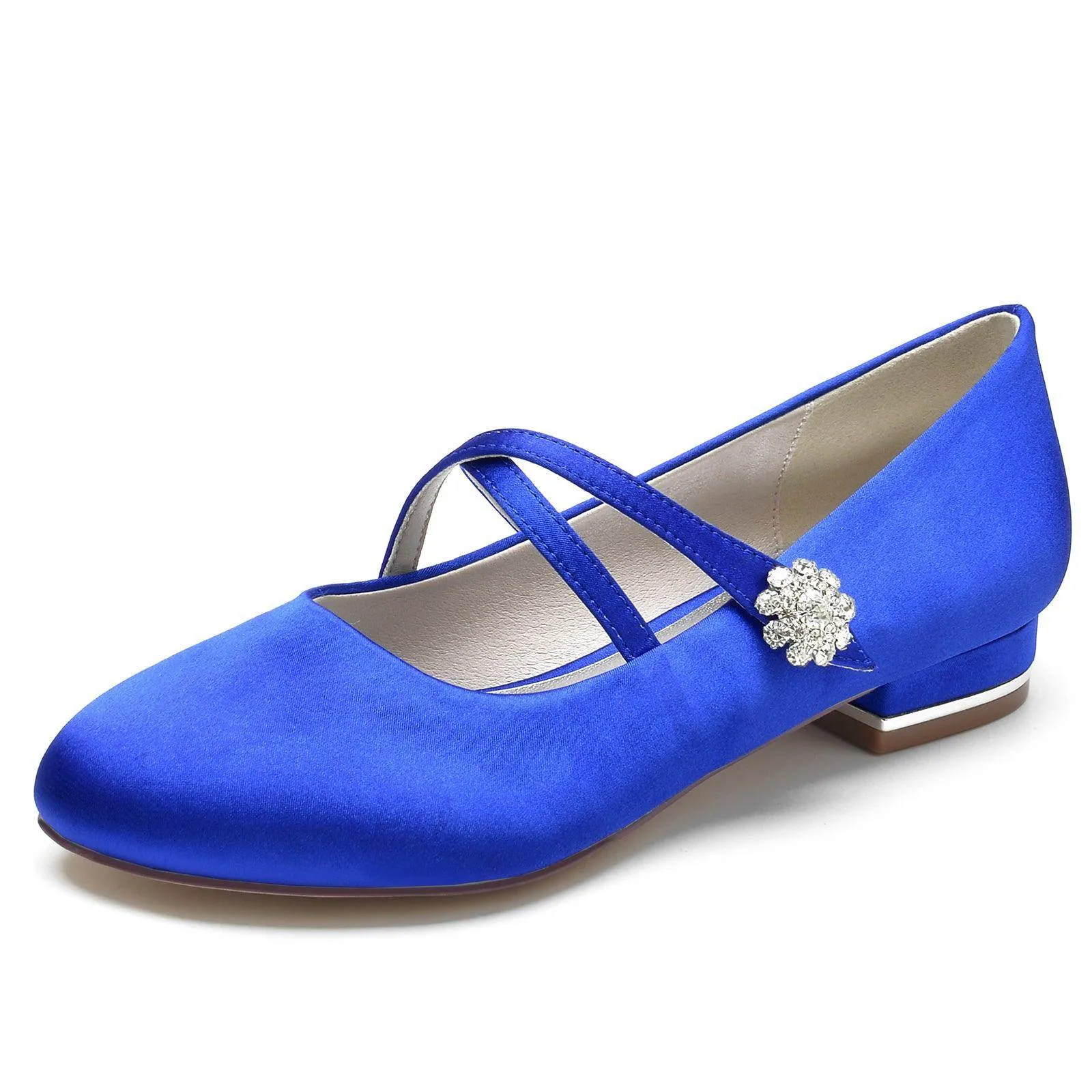 Flat Heel 2.5cm Silk-Like Shoes CK0284