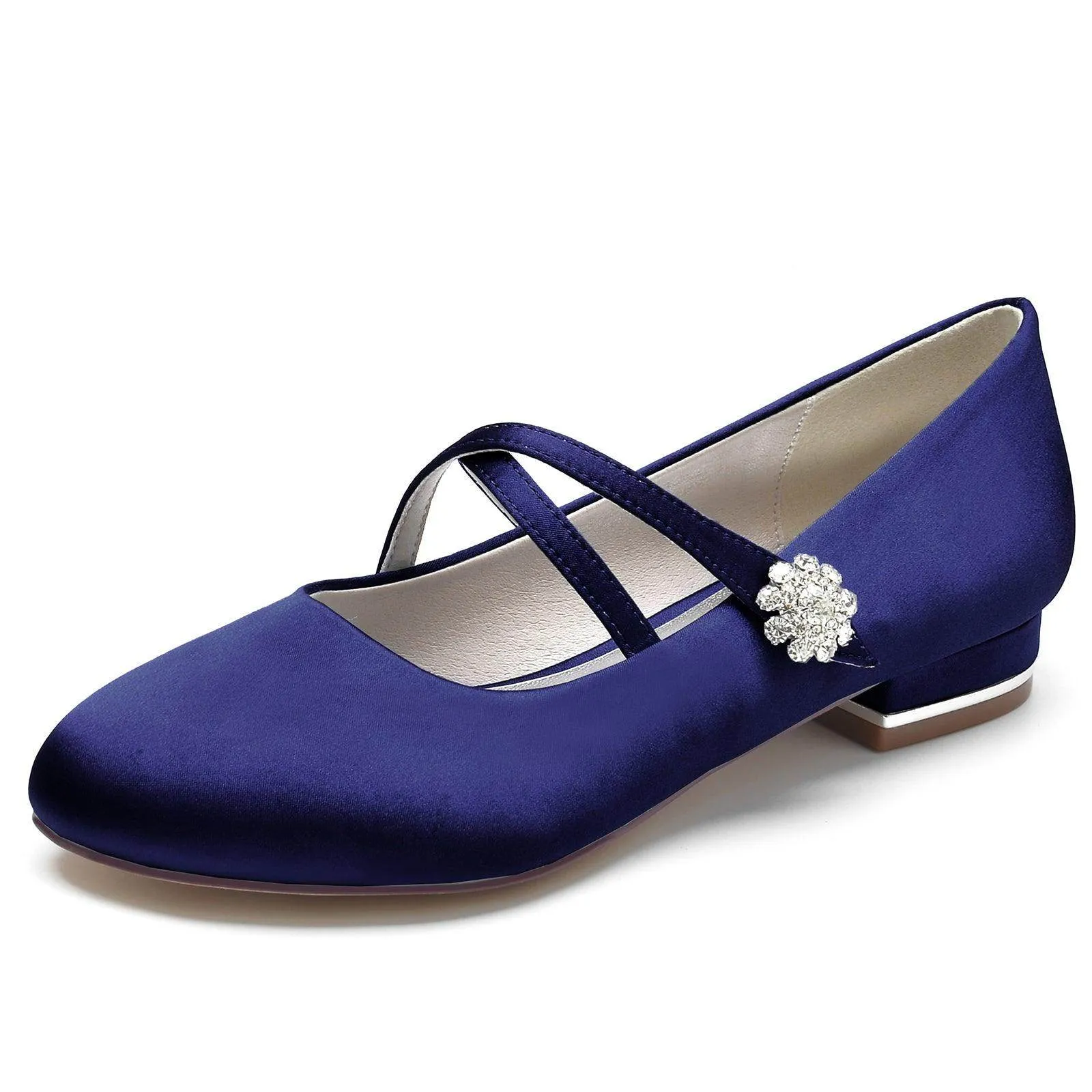 Flat Heel 2.5cm Silk-Like Shoes CK0284