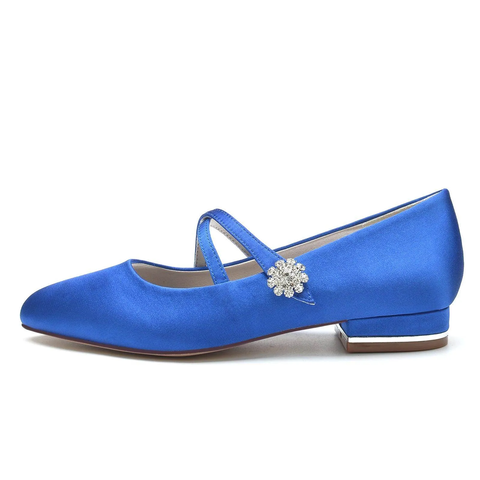 Flat Heel 2.5cm Silk-Like Shoes CK0284
