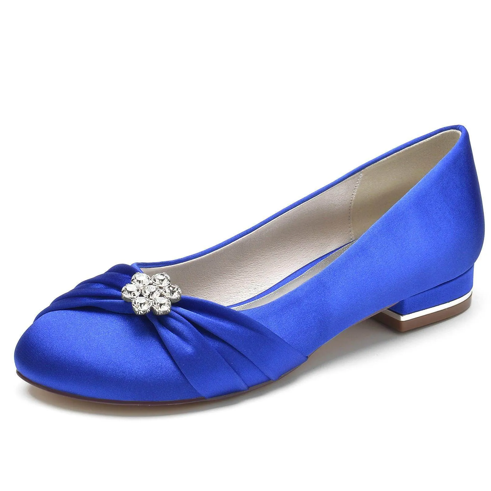 Flat Heel 2.5cm Silk-Like Shoes CK0287