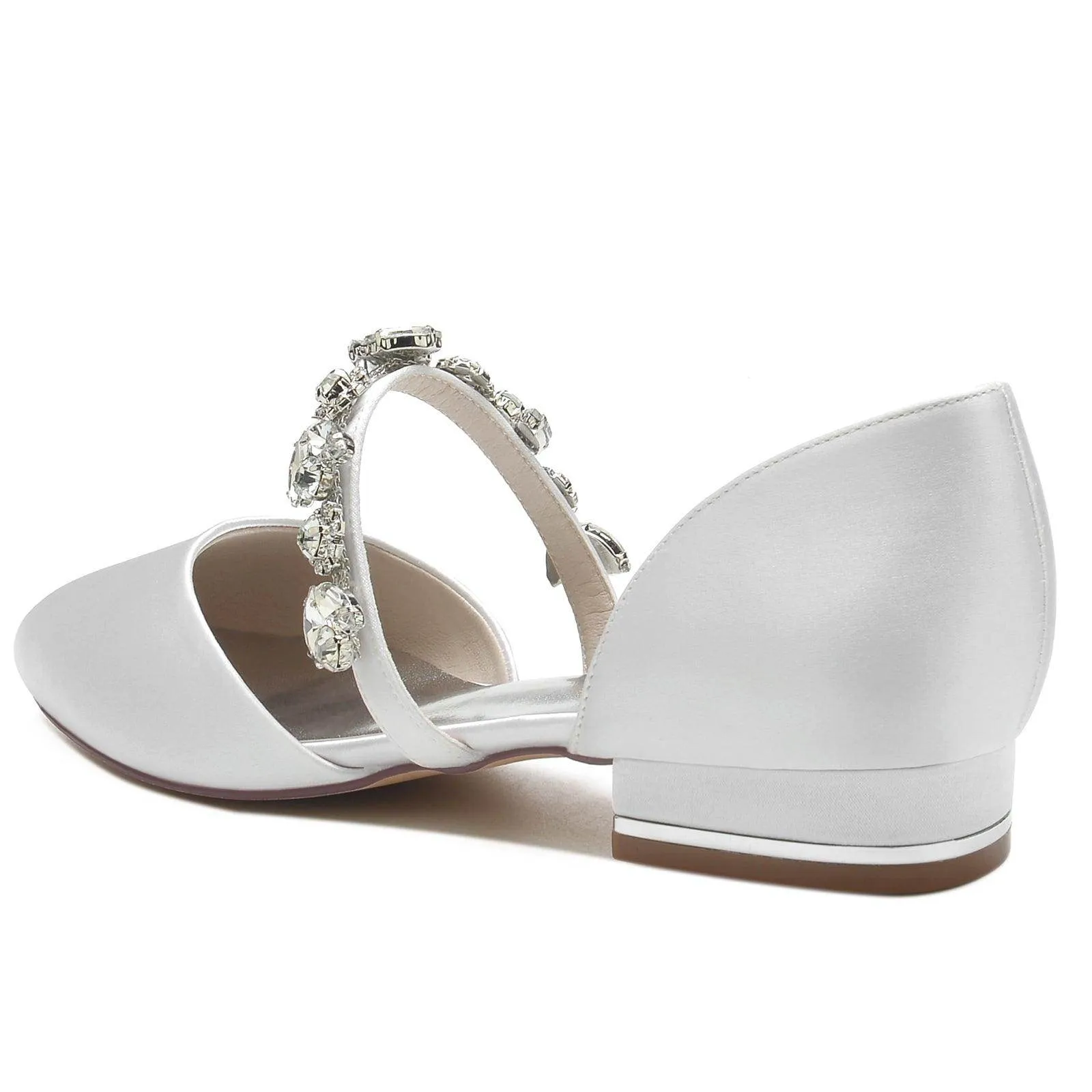 Flat Heel 2.5cm Silk-Like Shoes CK0289