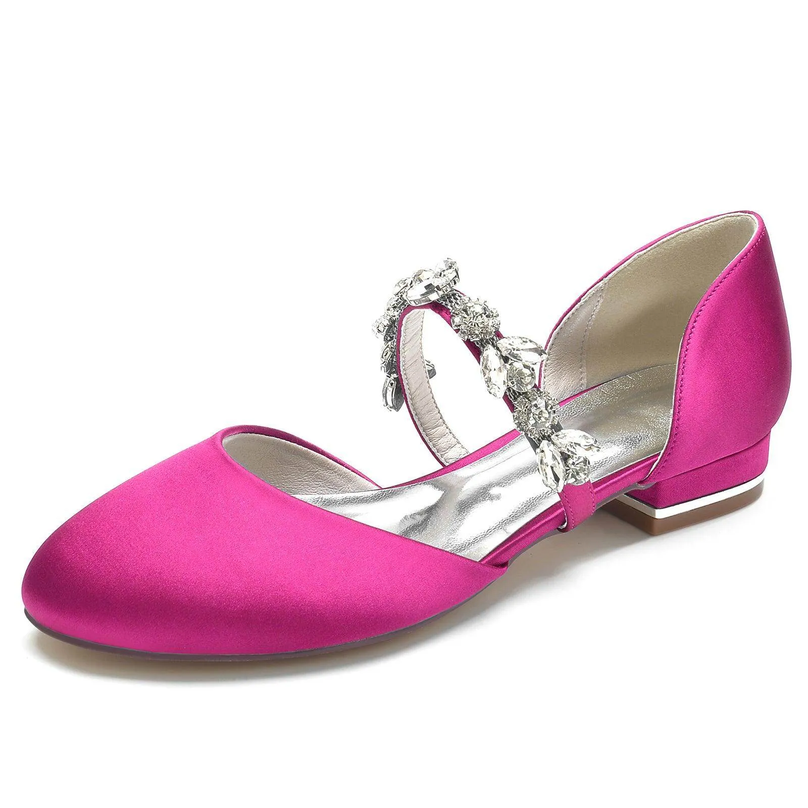 Flat Heel 2.5cm Silk-Like Shoes CK0289