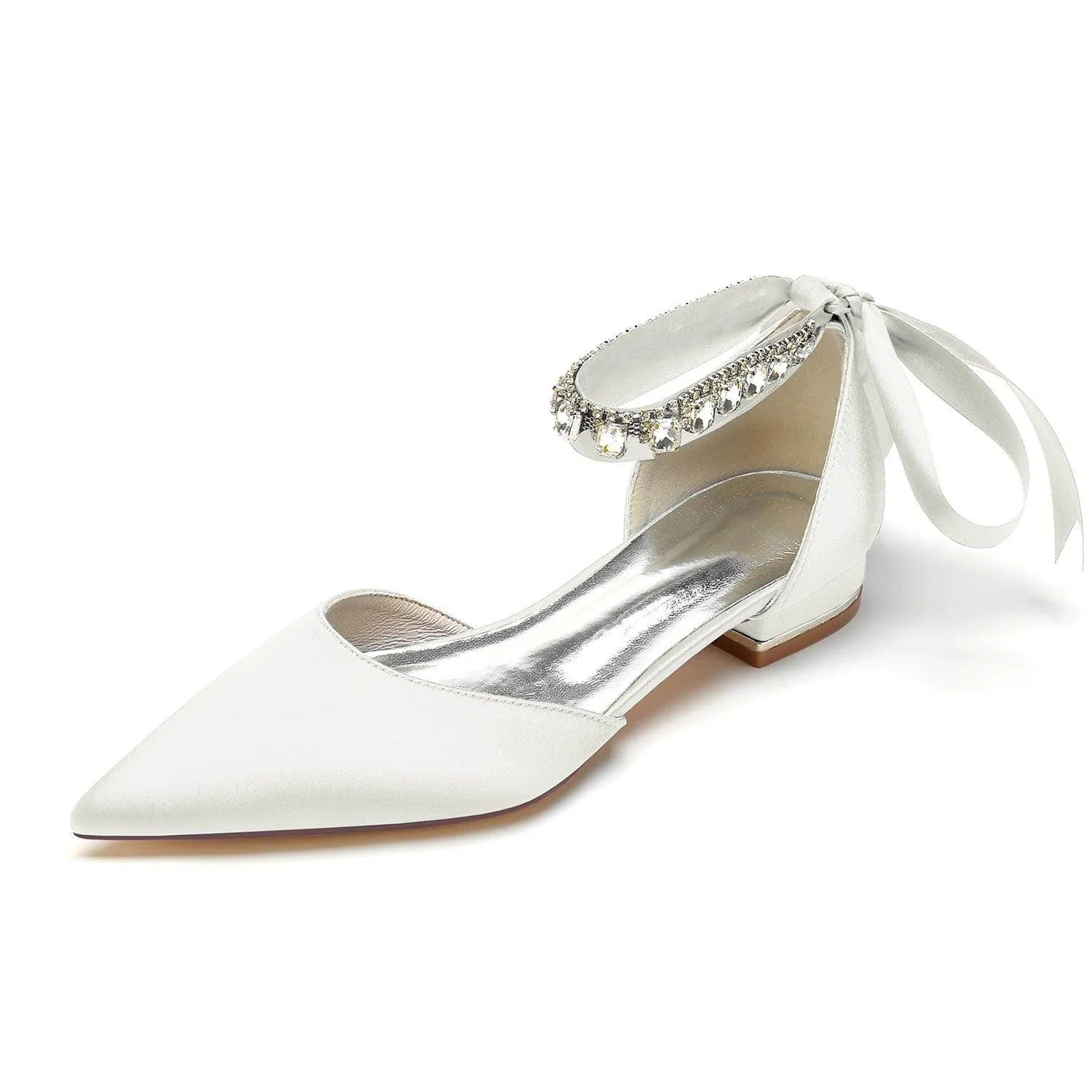 Flat Heel 2.5cm Silk-Like Shoes CK0365