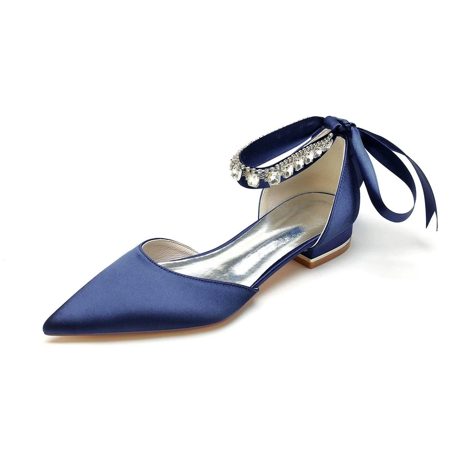 Flat Heel 2.5cm Silk-Like Shoes CK0365