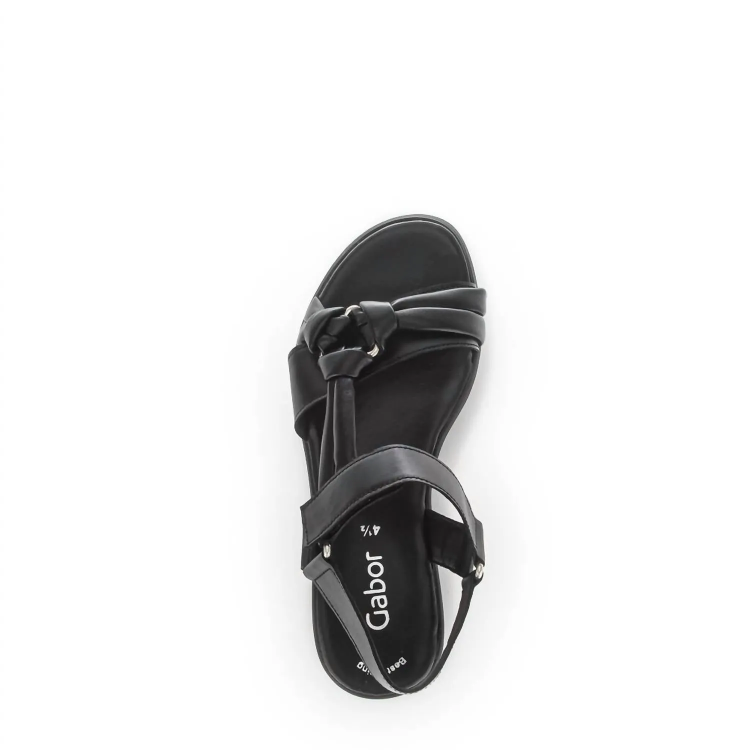 Flatform Sandal In Black