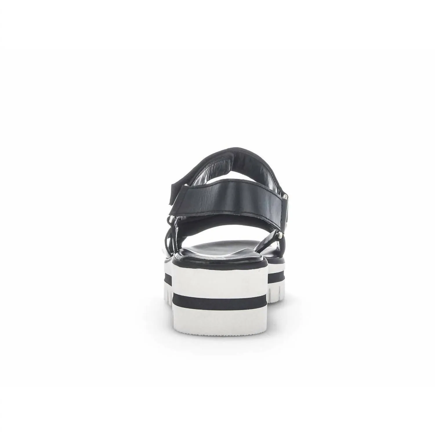 Flatform Sandal In Black