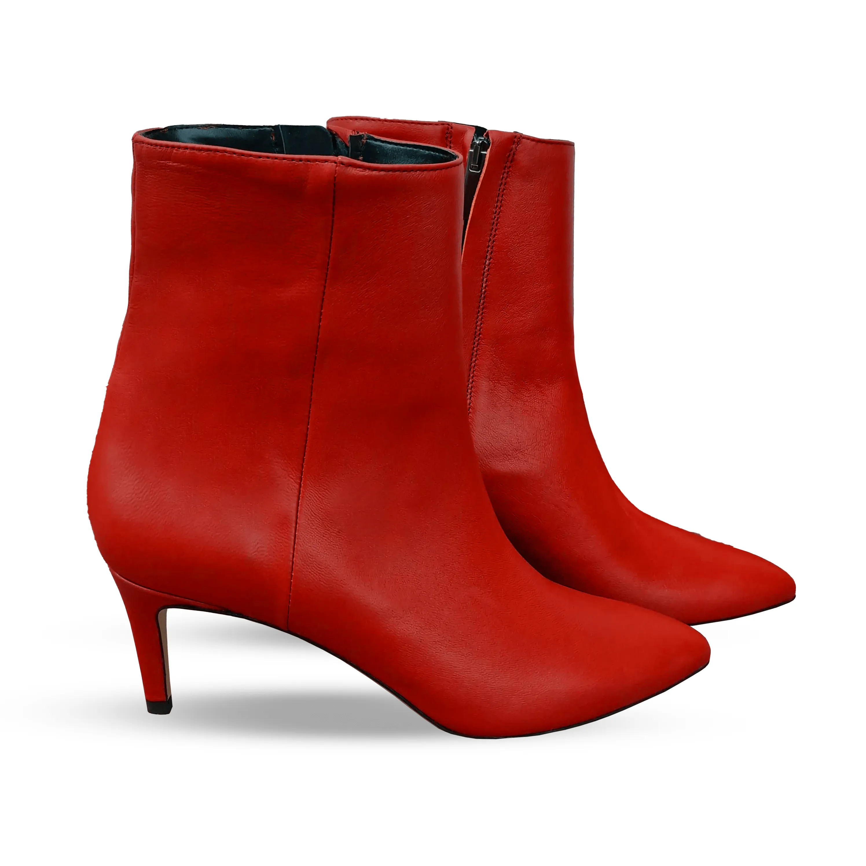 FLEUR RED LEATHER