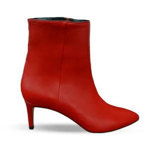 FLEUR RED LEATHER