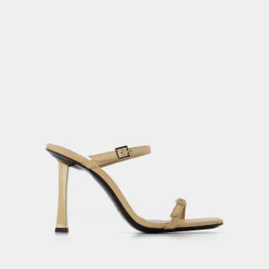 Flick Mule - By Far - Kraft - Leather