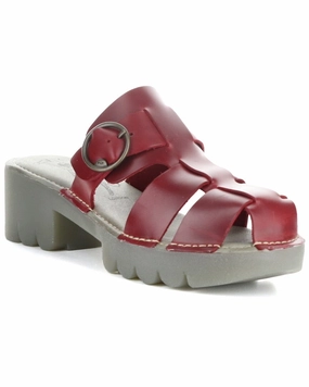 FLY London Envy Leather Sandal