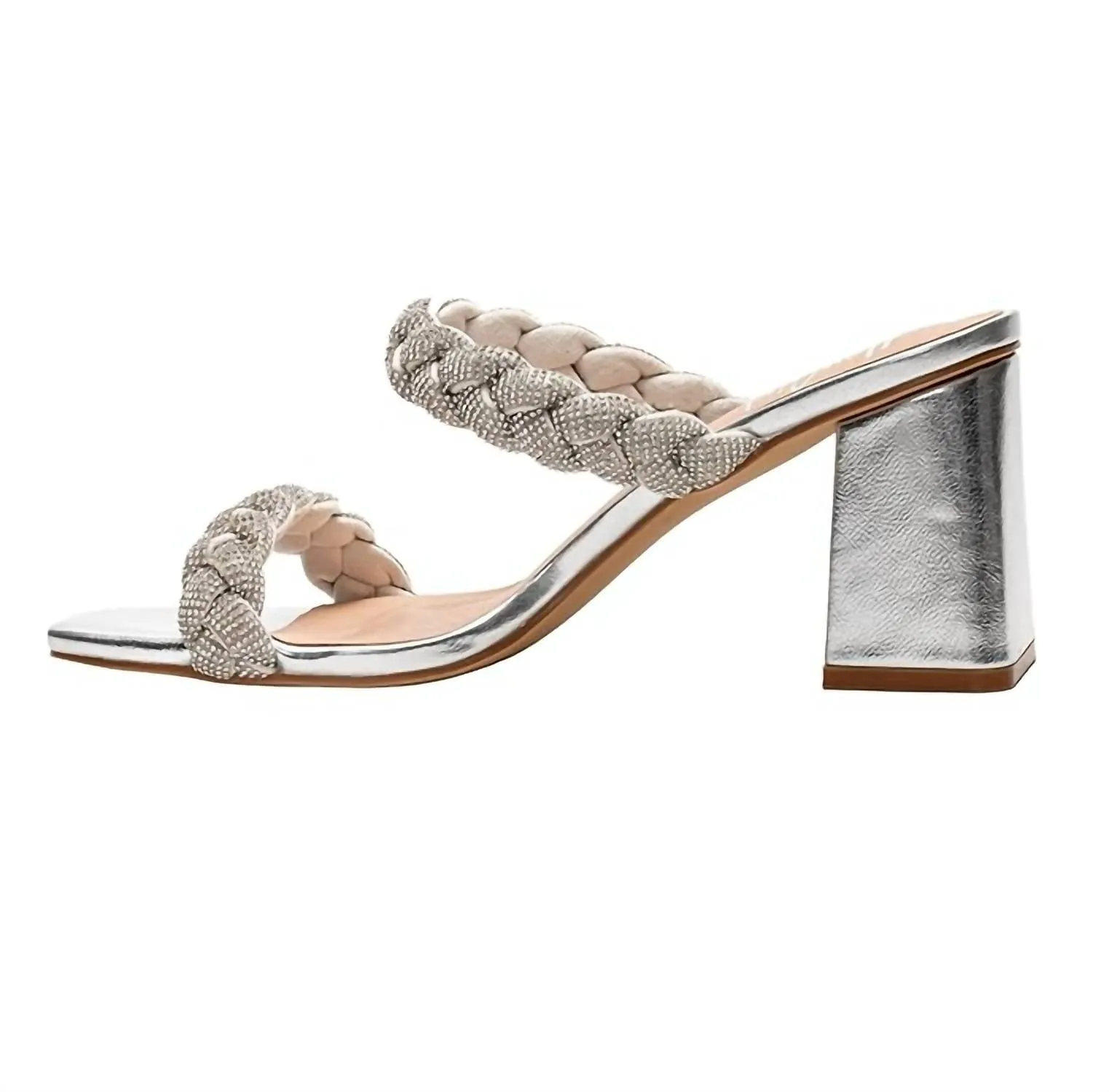 French Kiss Sandal In Silver