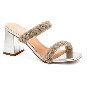 French Kiss Sandal In Silver