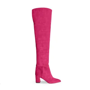 FUCHSIA SUEDE GILDA