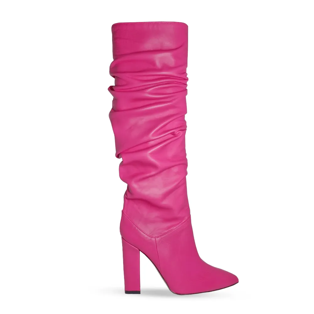 GABRIELA FUCHSIA LEATHER