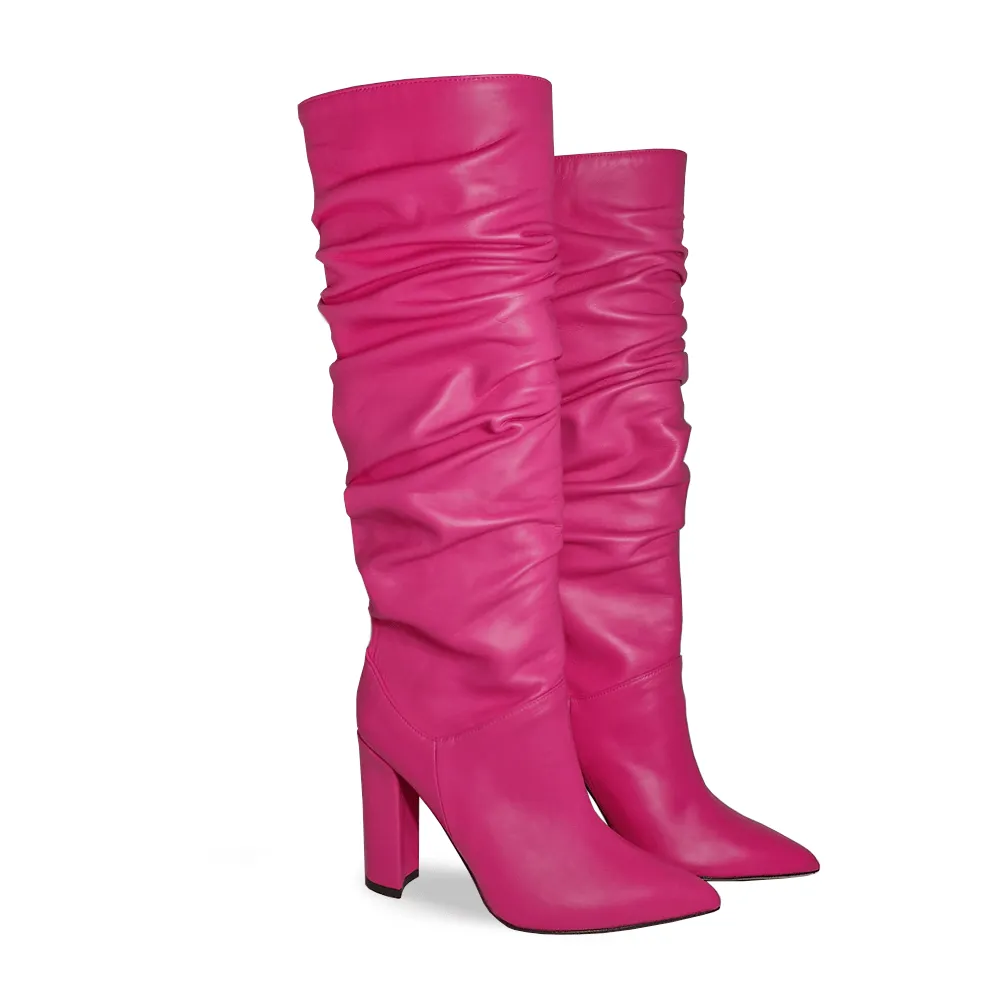 GABRIELA FUCHSIA LEATHER