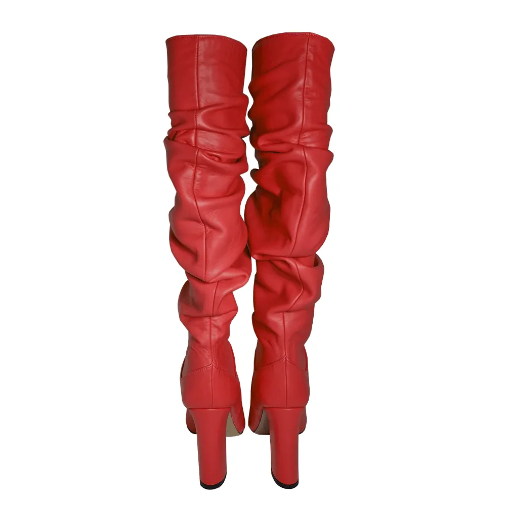 GABRIELA RED LEATHER