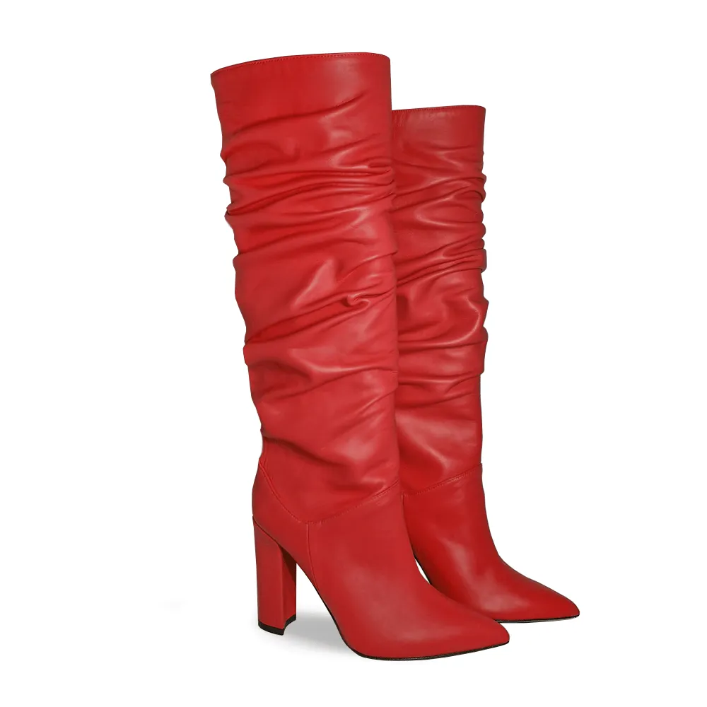 GABRIELA RED LEATHER