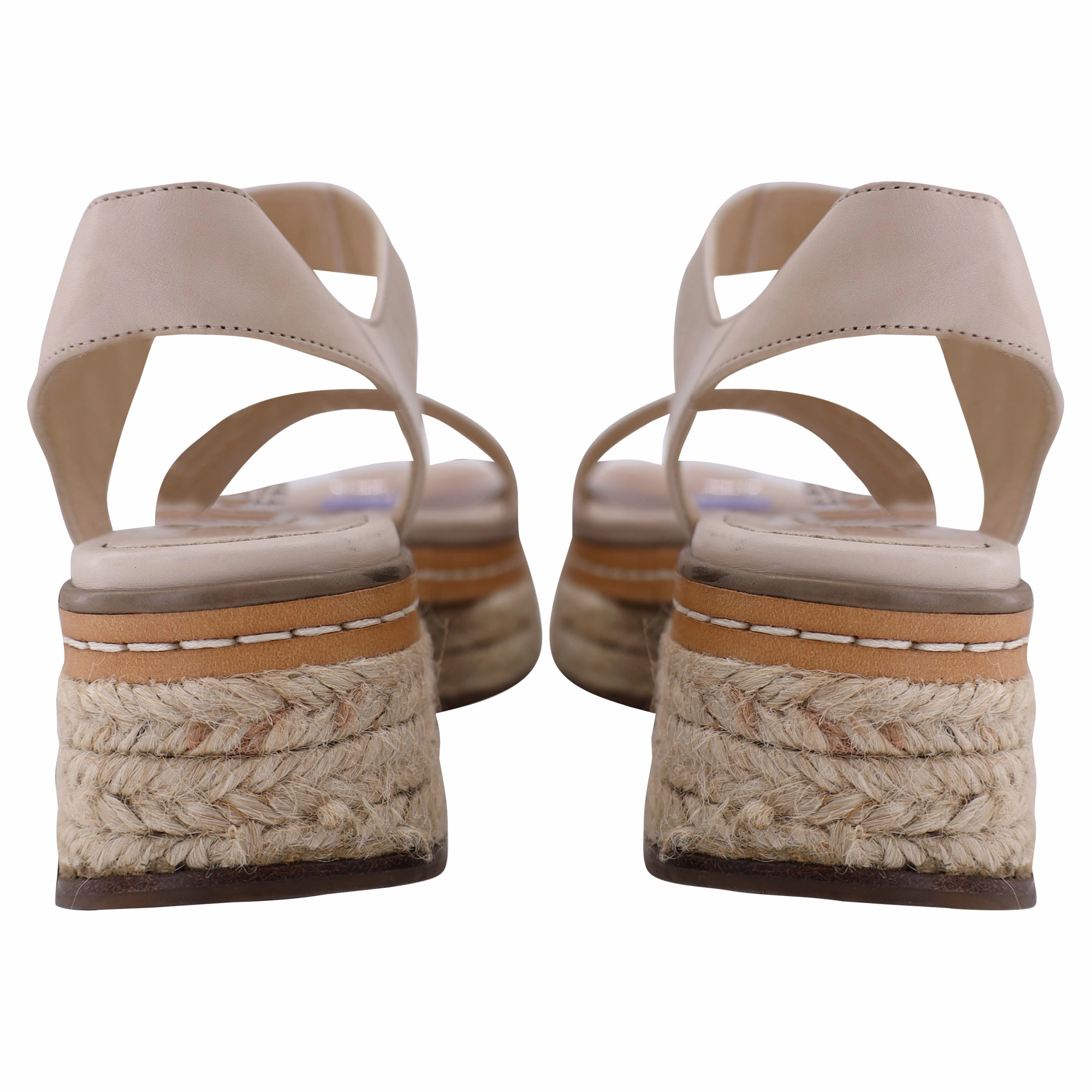 Gabriela Hearst Ryka Ankle-Strap Sandals in Beige Calfskin Leather