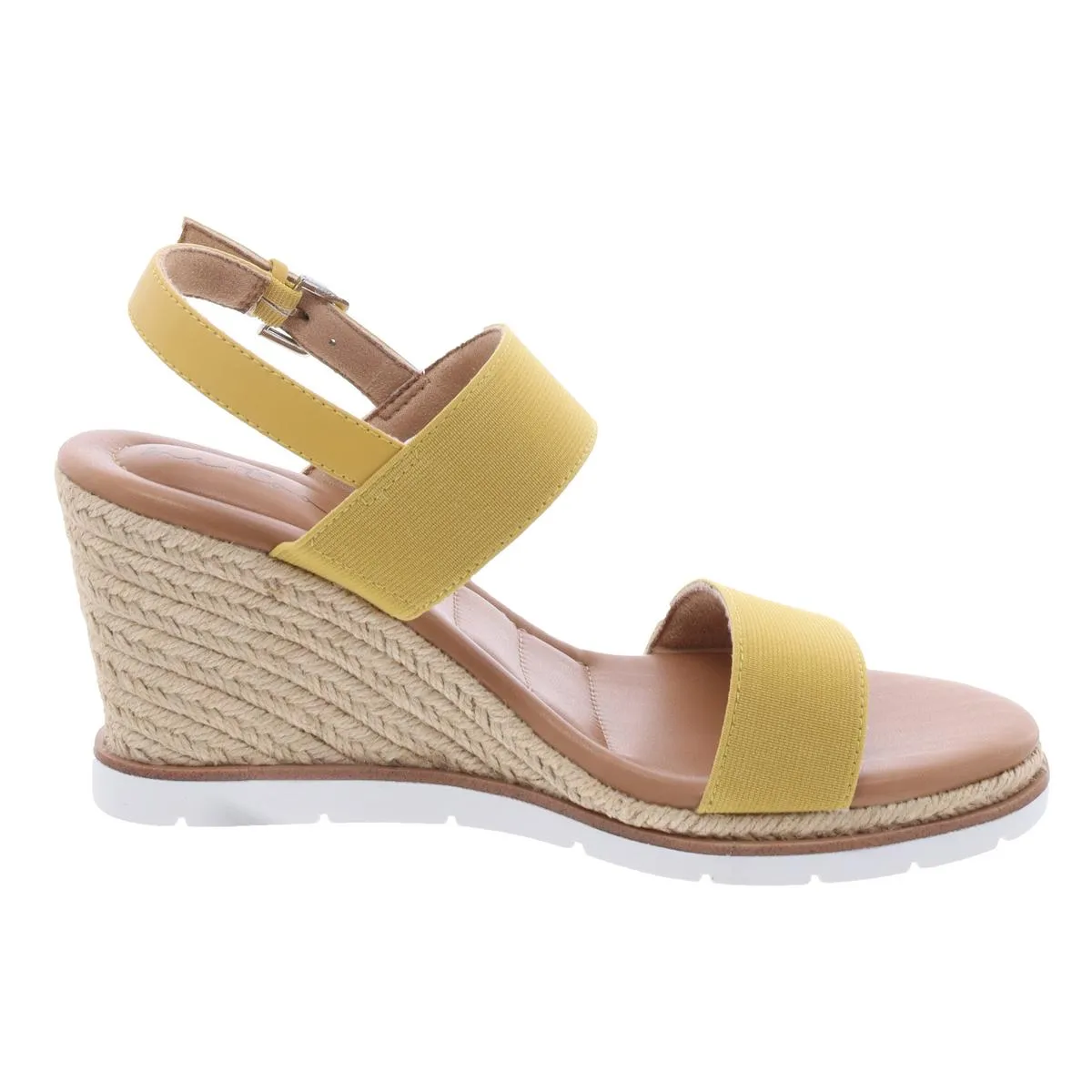 Gaby 15 Womens Faux Leather Espadrille Wedge Sandals