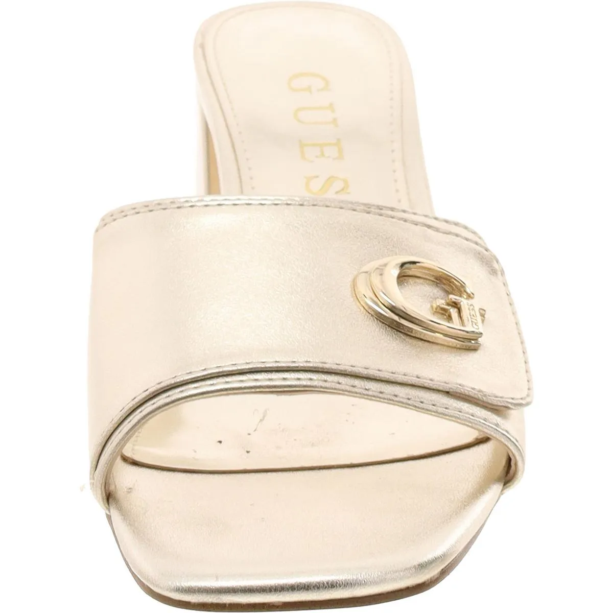 Gallai 2 Womens Block Heel Square Open Toe Slide Sandals