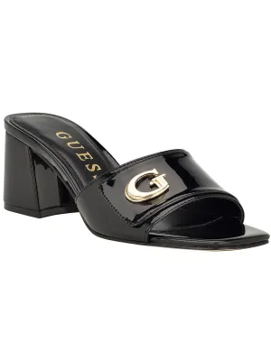 Gallai 2 Womens Block Heel Square Open Toe Slide Sandals