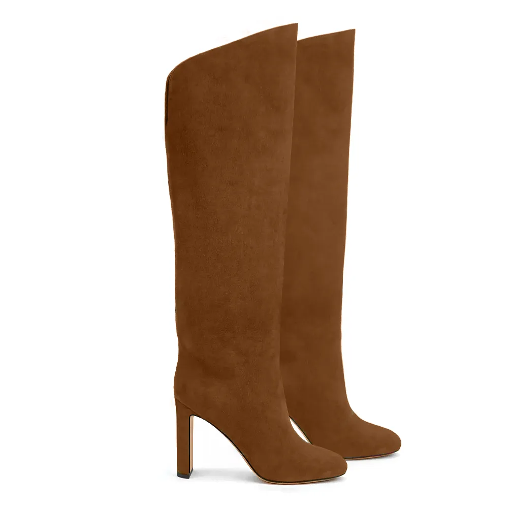 GENEVA BROWN SUEDE