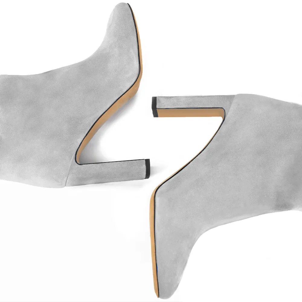 GENEVA GRAY SUEDE