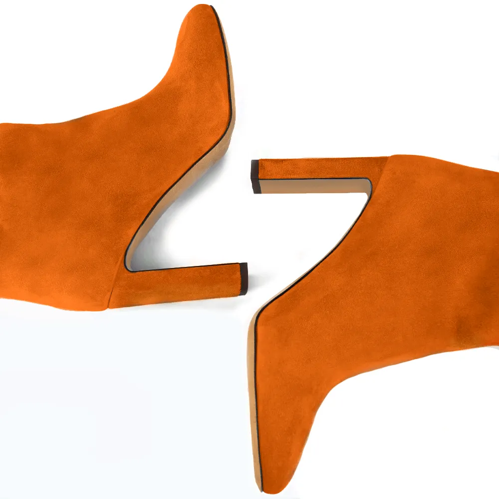GENEVA ORANGE SUEDE