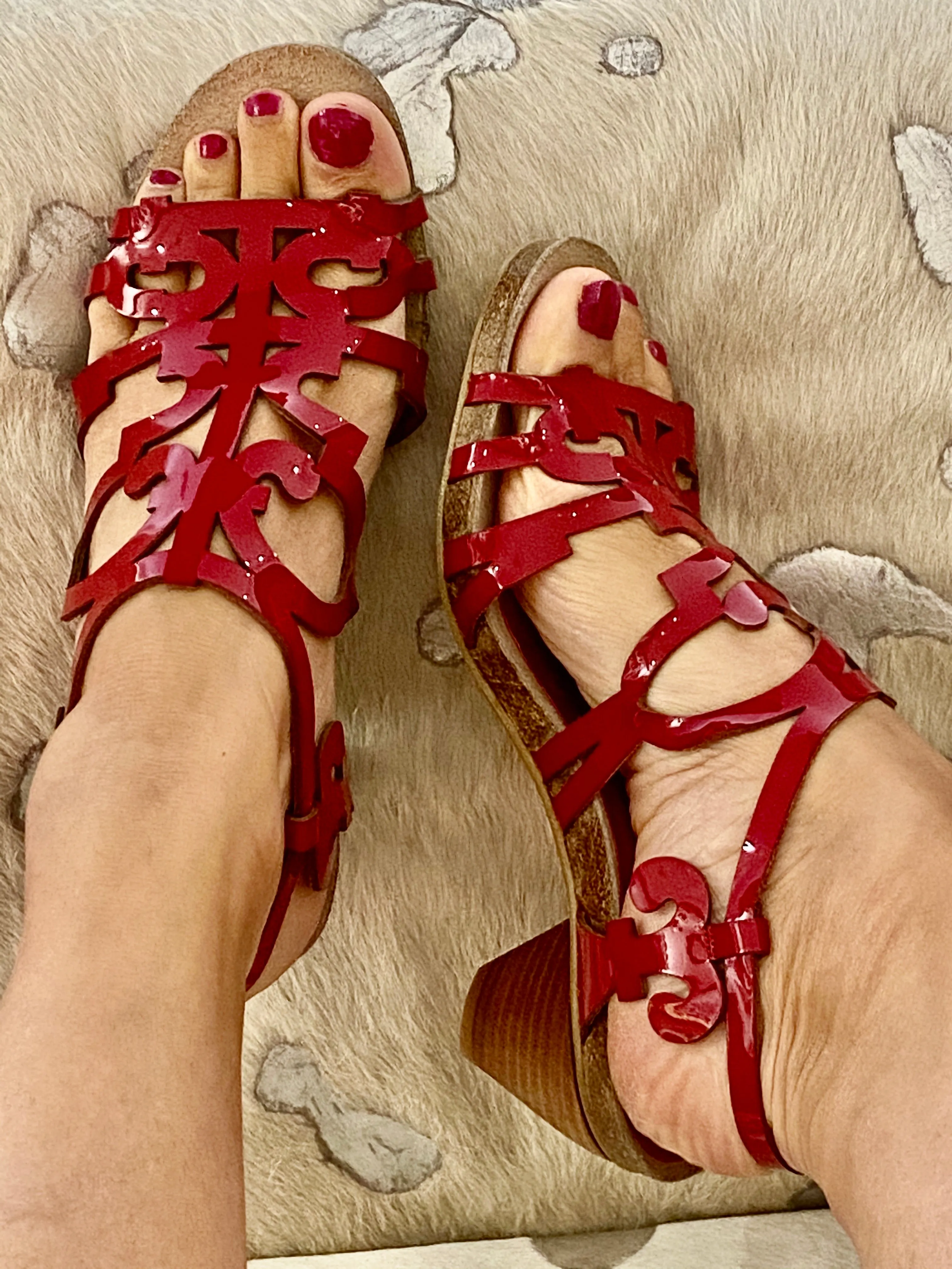 Gentile - Red Patent- Last pair 42