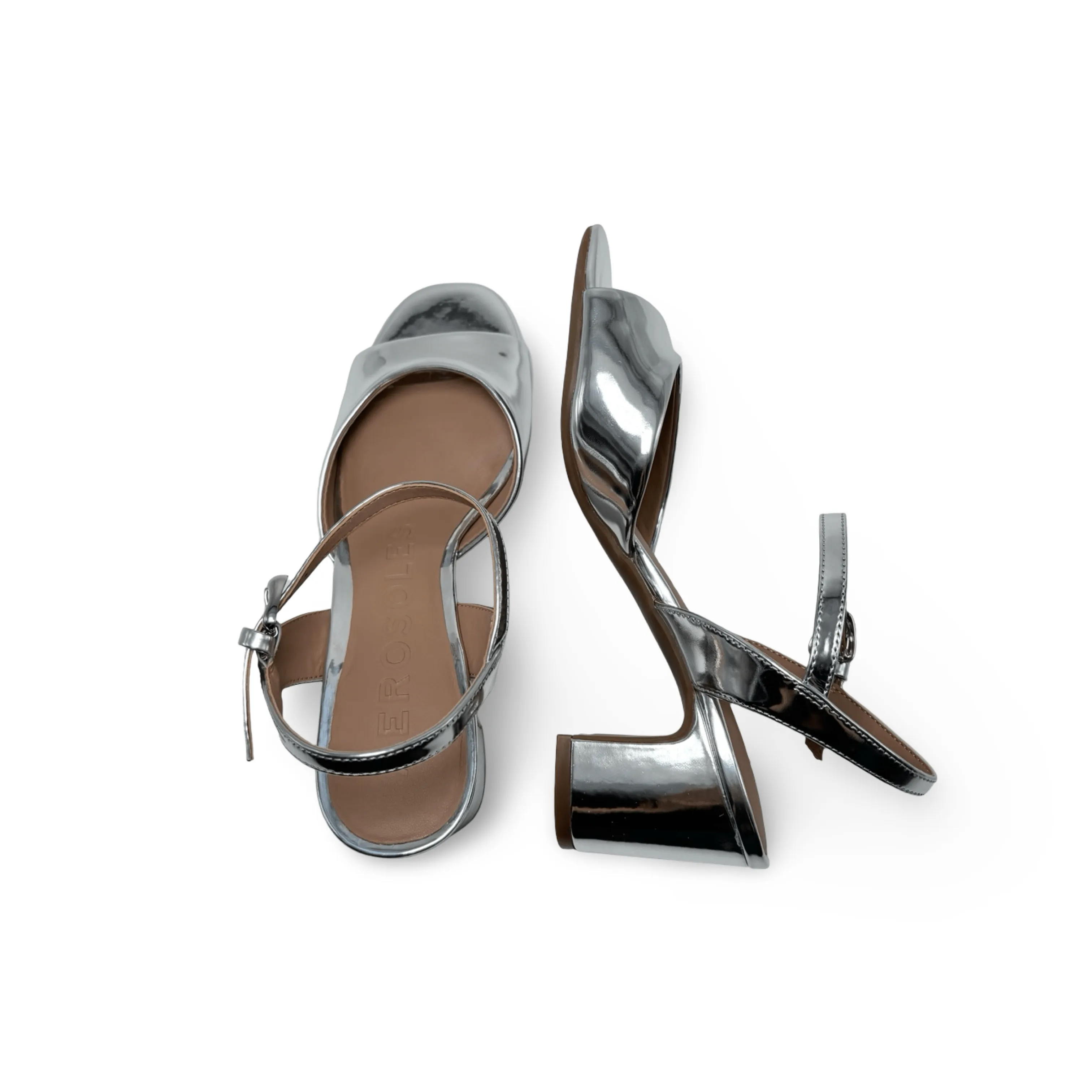 Gerda Silver Mirror Sandal