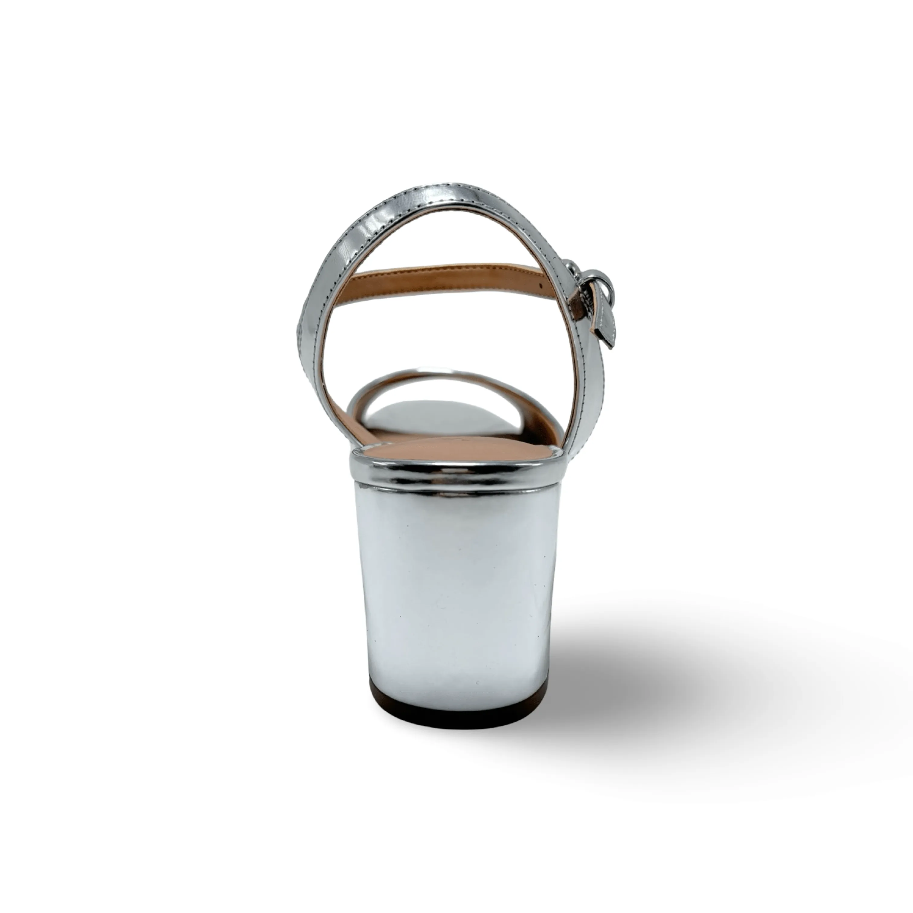 Gerda Silver Mirror Sandal