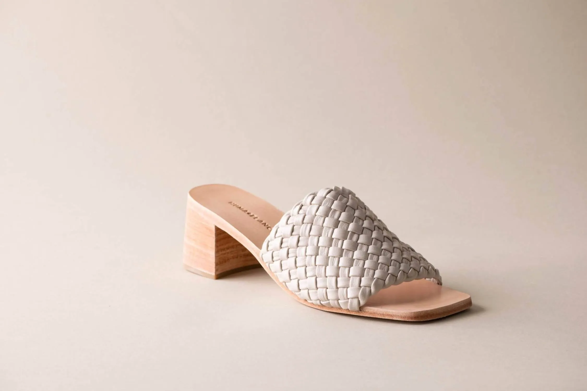 Gia Sandals In Bone Napa